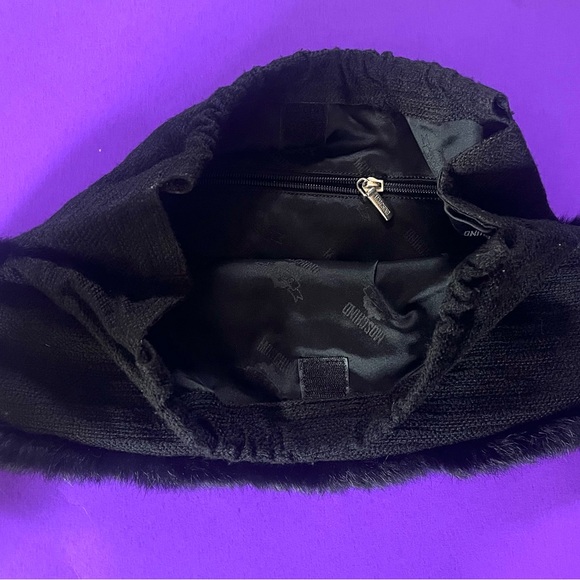 Moschino  Faux Fur Clutch Bag